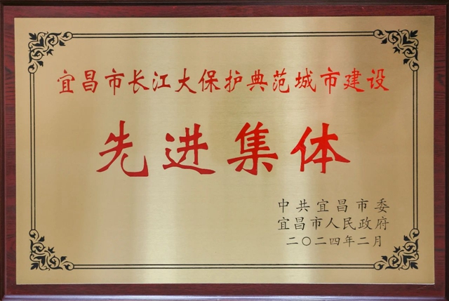 祝賀！股份公司榮獲宜昌市長(zhǎng)江大保護(hù)典范城市建設(shè)先進(jìn)集體稱號(hào)(圖2)